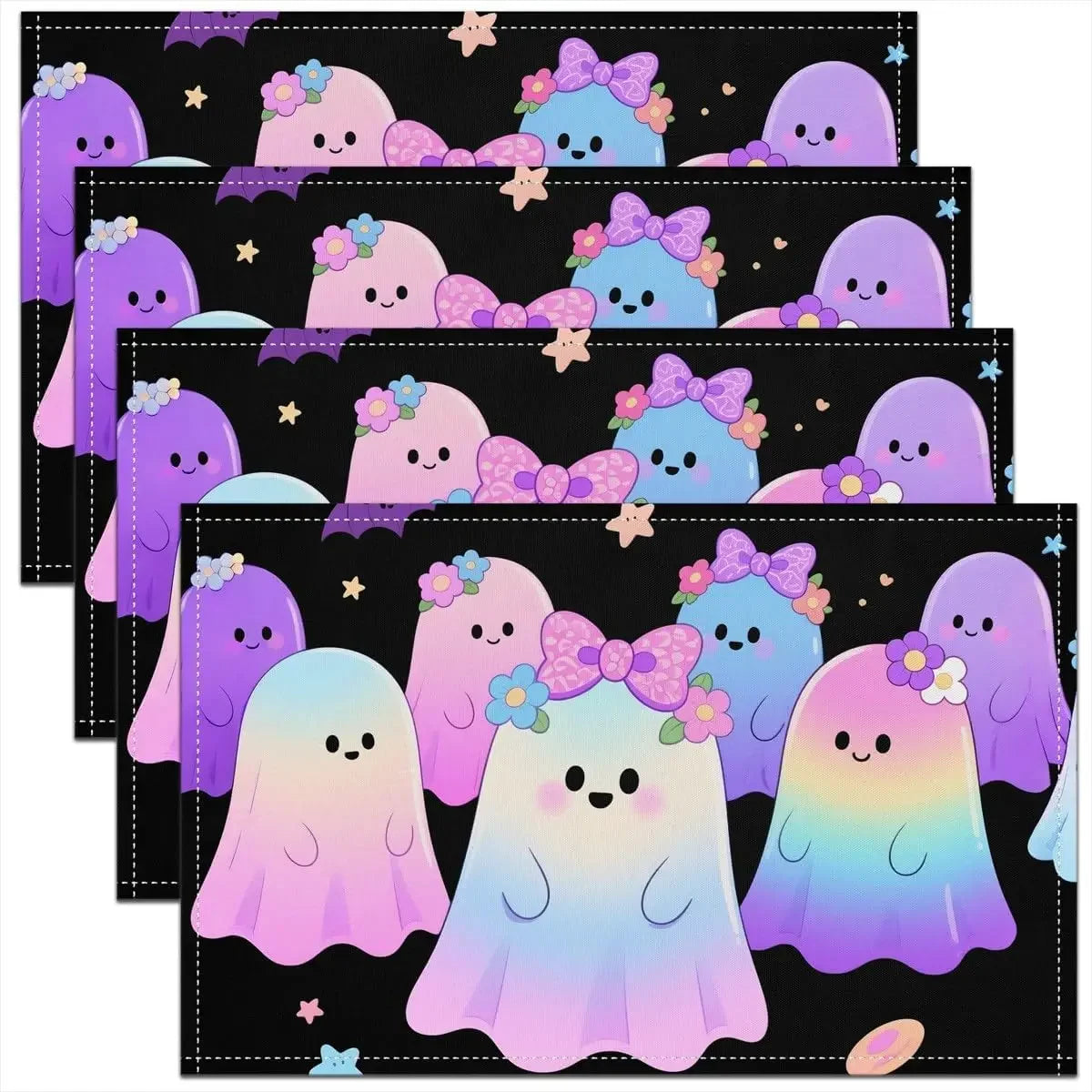 Set de Table Imprimé Fantômes Mignon