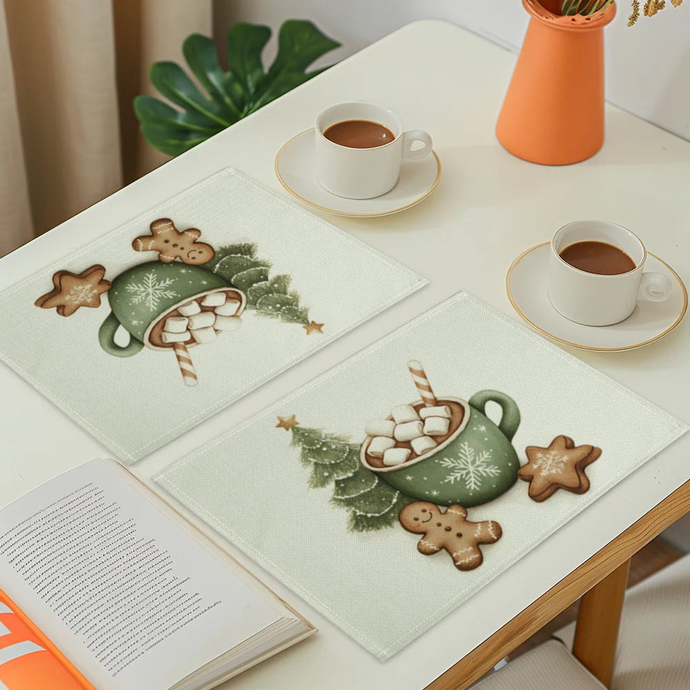 Set de Table Lavable Noël tendance