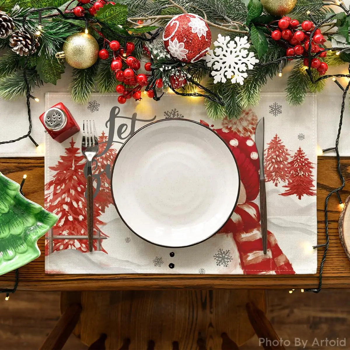 Set de Table Let it Snow