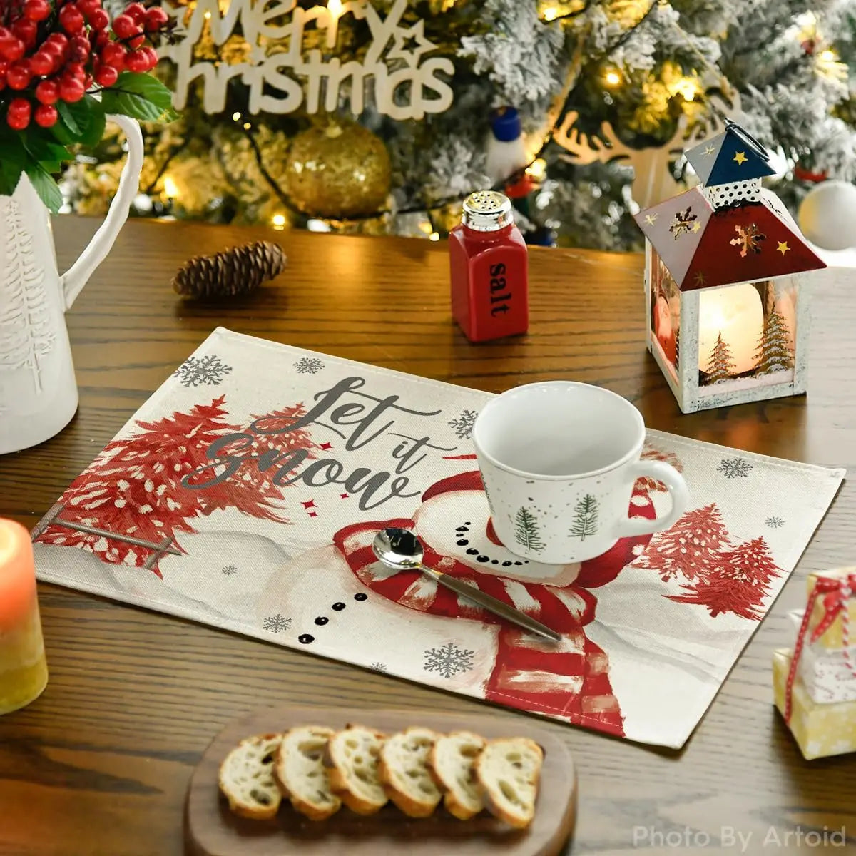 Set de Table Let it Snow Original