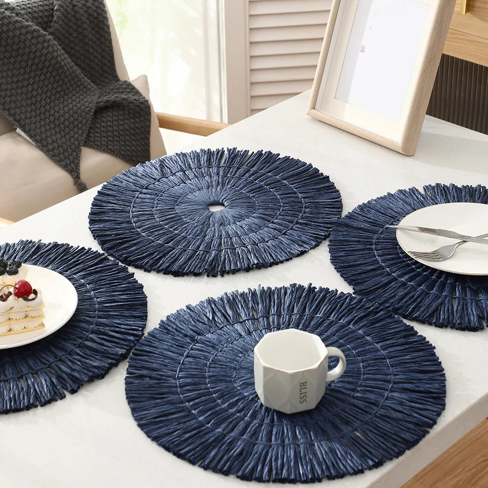 Set de Table Mariage Bleu Design Chic