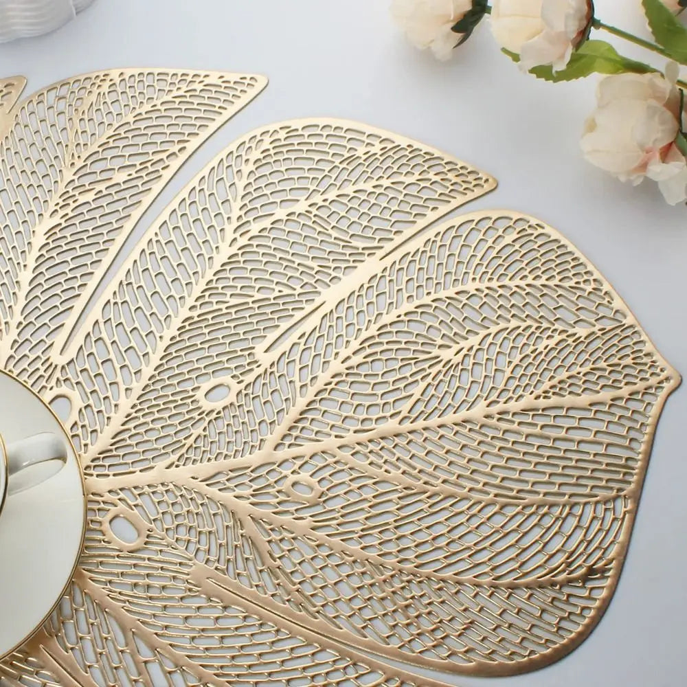 Set de Table Mariage Original Doré Elégant