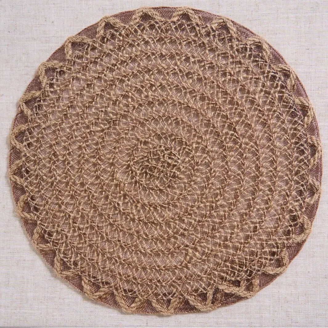 Set de Table Mariage en Jute Naturel Chic