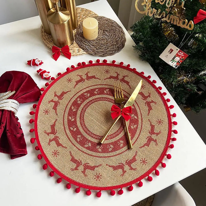 Set de Table Rond en Jute Rennes