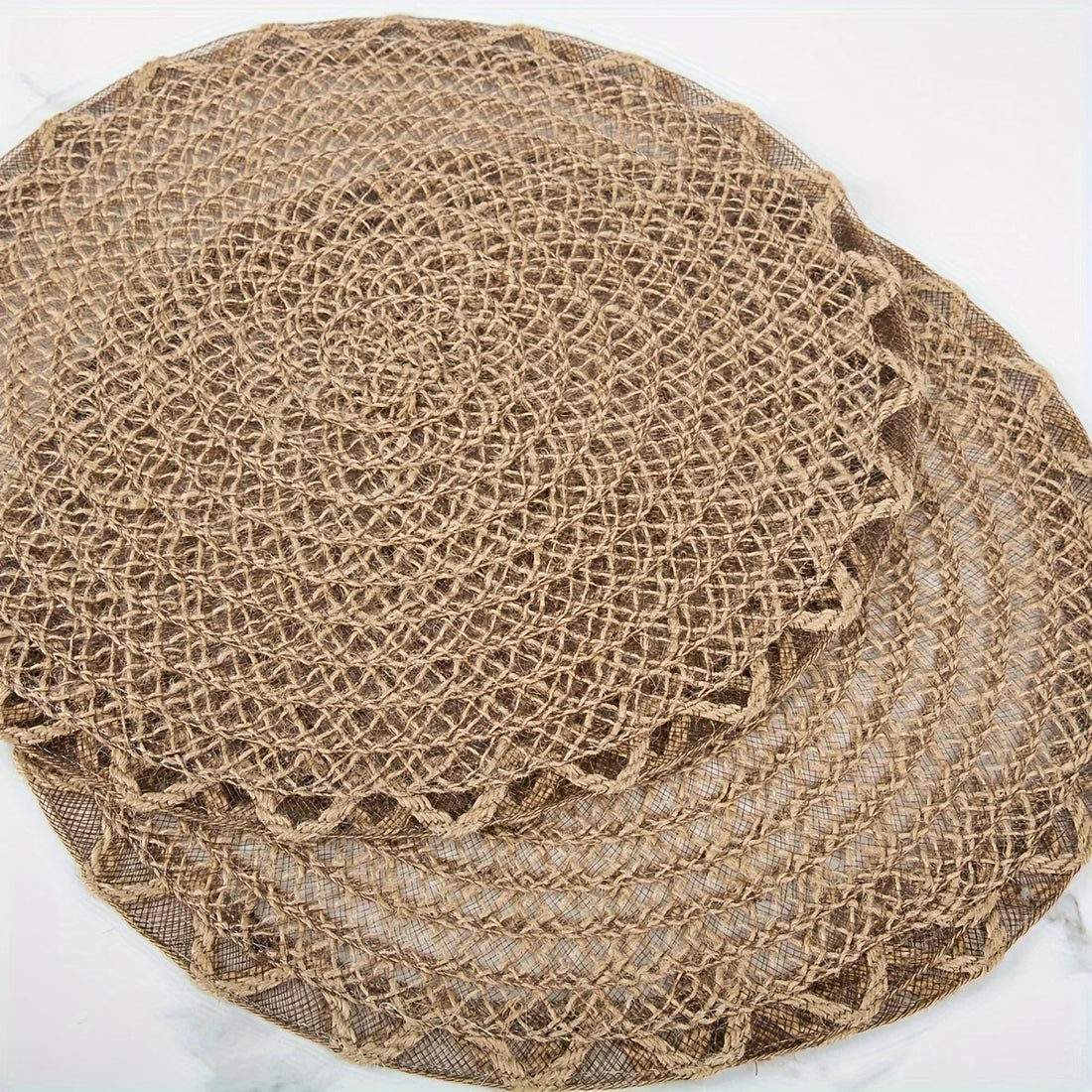 Set de Tale Mariage Design en Jute Brodé