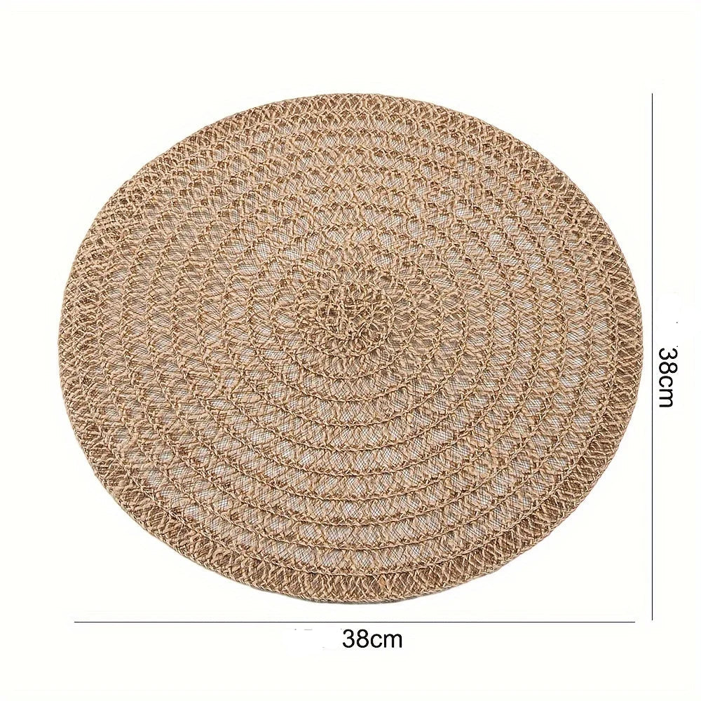 Set de Tale Mariage Rond en Jute Diamètre
