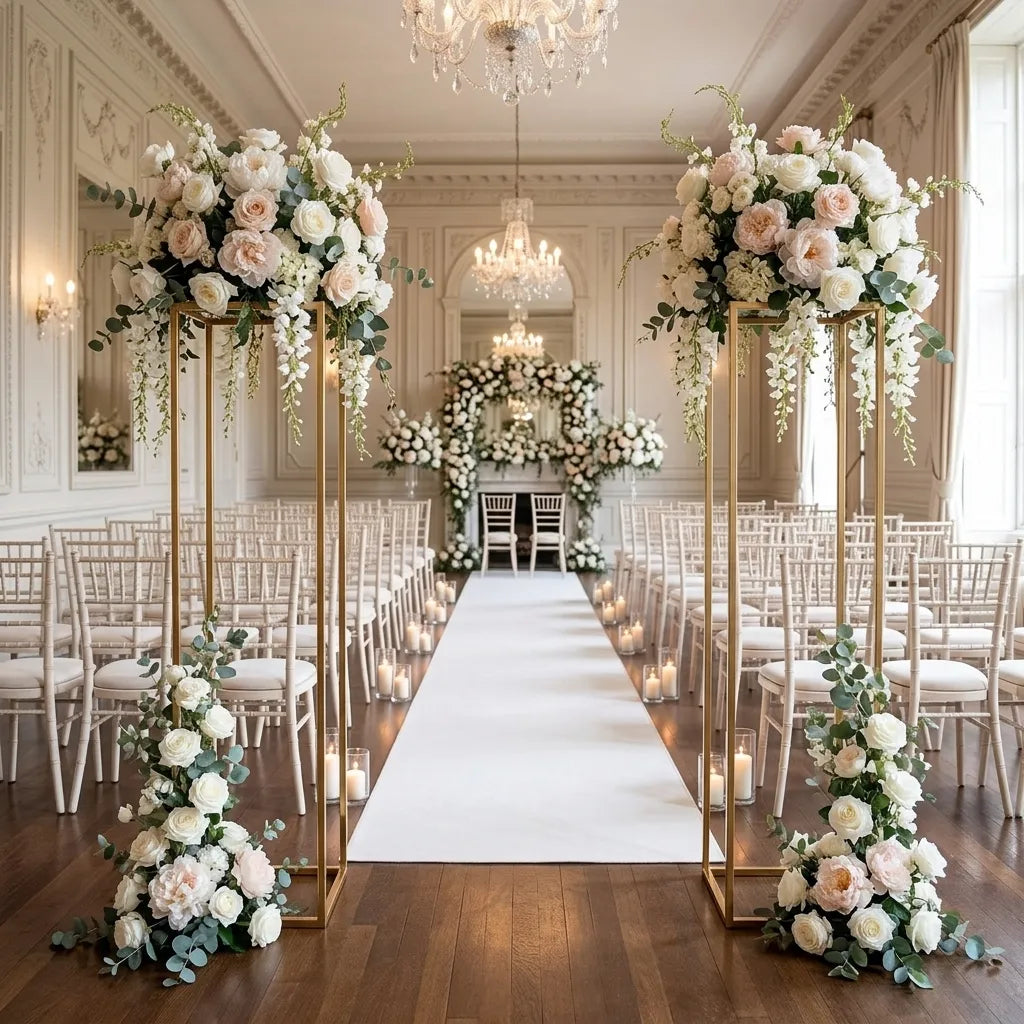 Support Arc Décoratif Mariage Elégant Raffiné