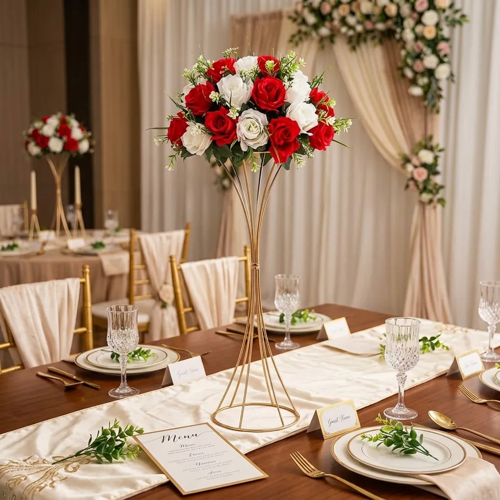 Support Centre de Table Mariage Minimaliste