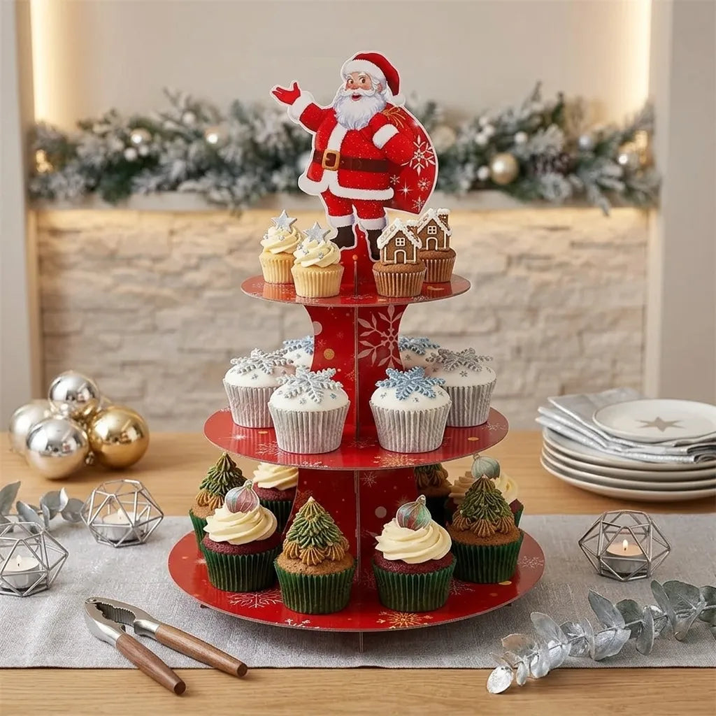 Support à Cupcake Père Noël Unique