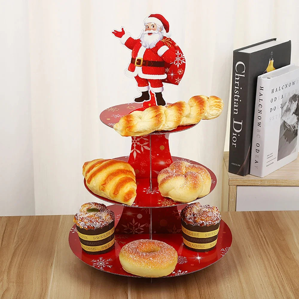Support à Cupcake Père Noël magique
