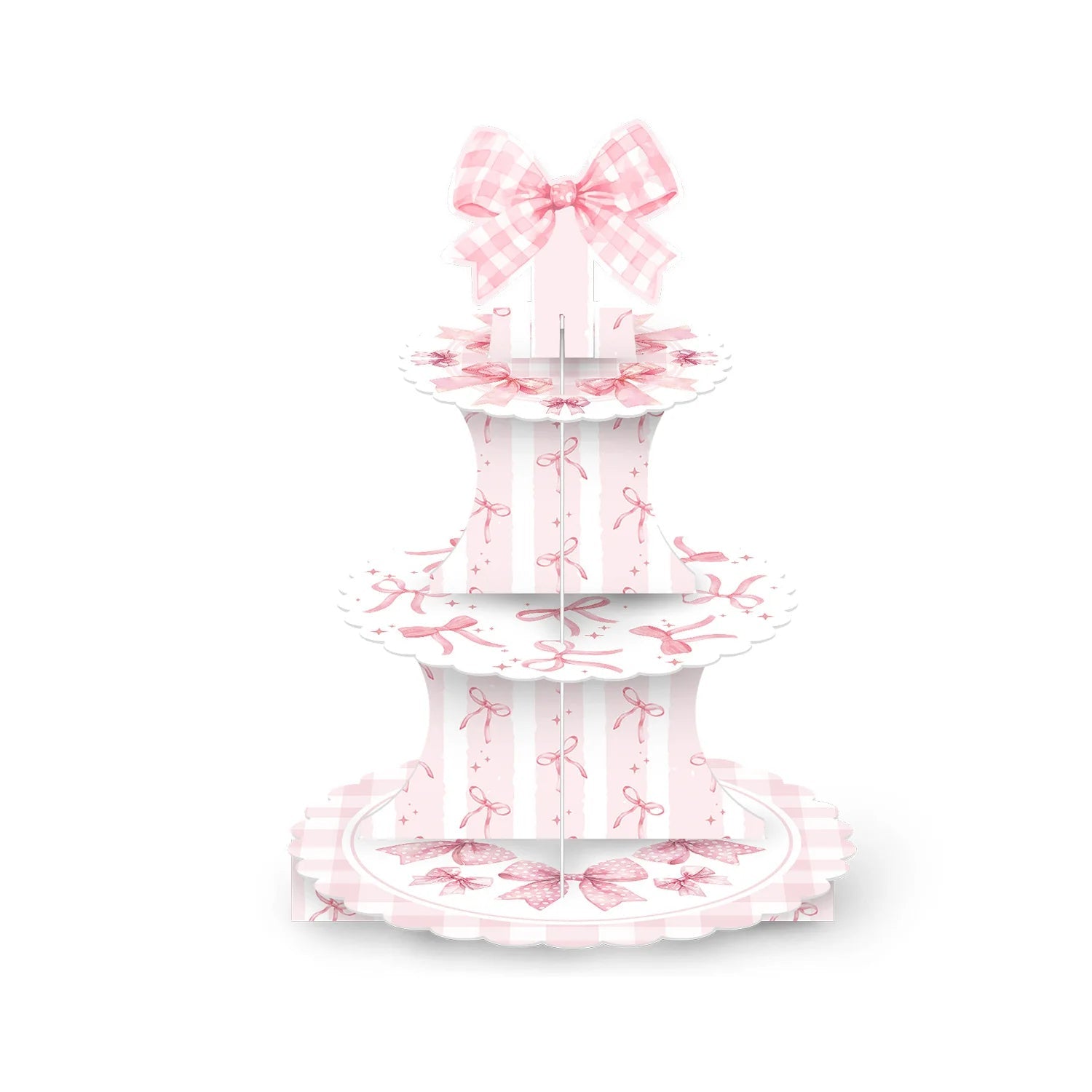 Support à Cupcakes à Nœuds Design