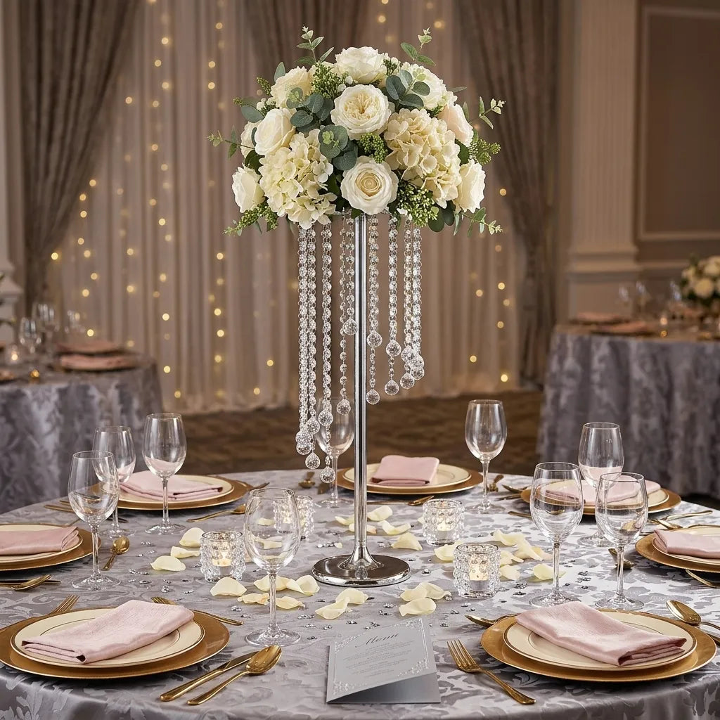 Support à Fleurs Décoratif Table Mariage Unique