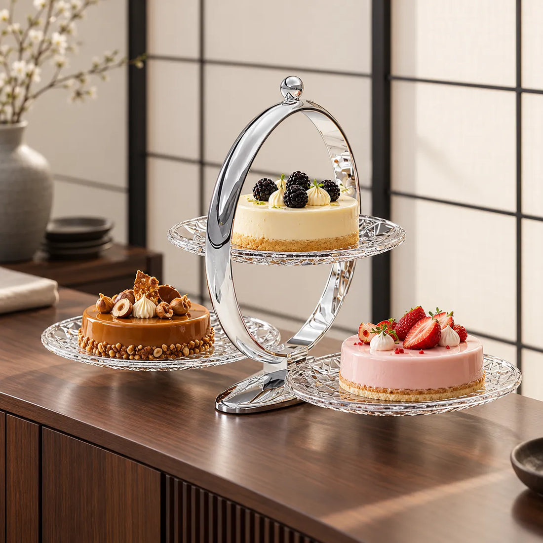 Support à Gâteau Raffiné Soigné