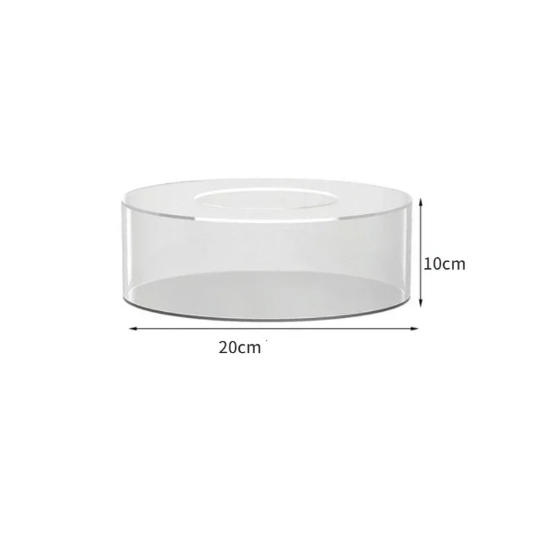 Support à Gâteau Transparent Chic
