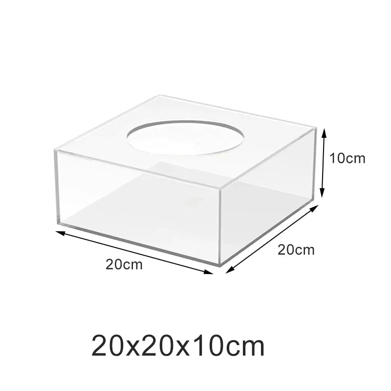 Support Séparateur Gâteau Carré Acrylique minimaliste