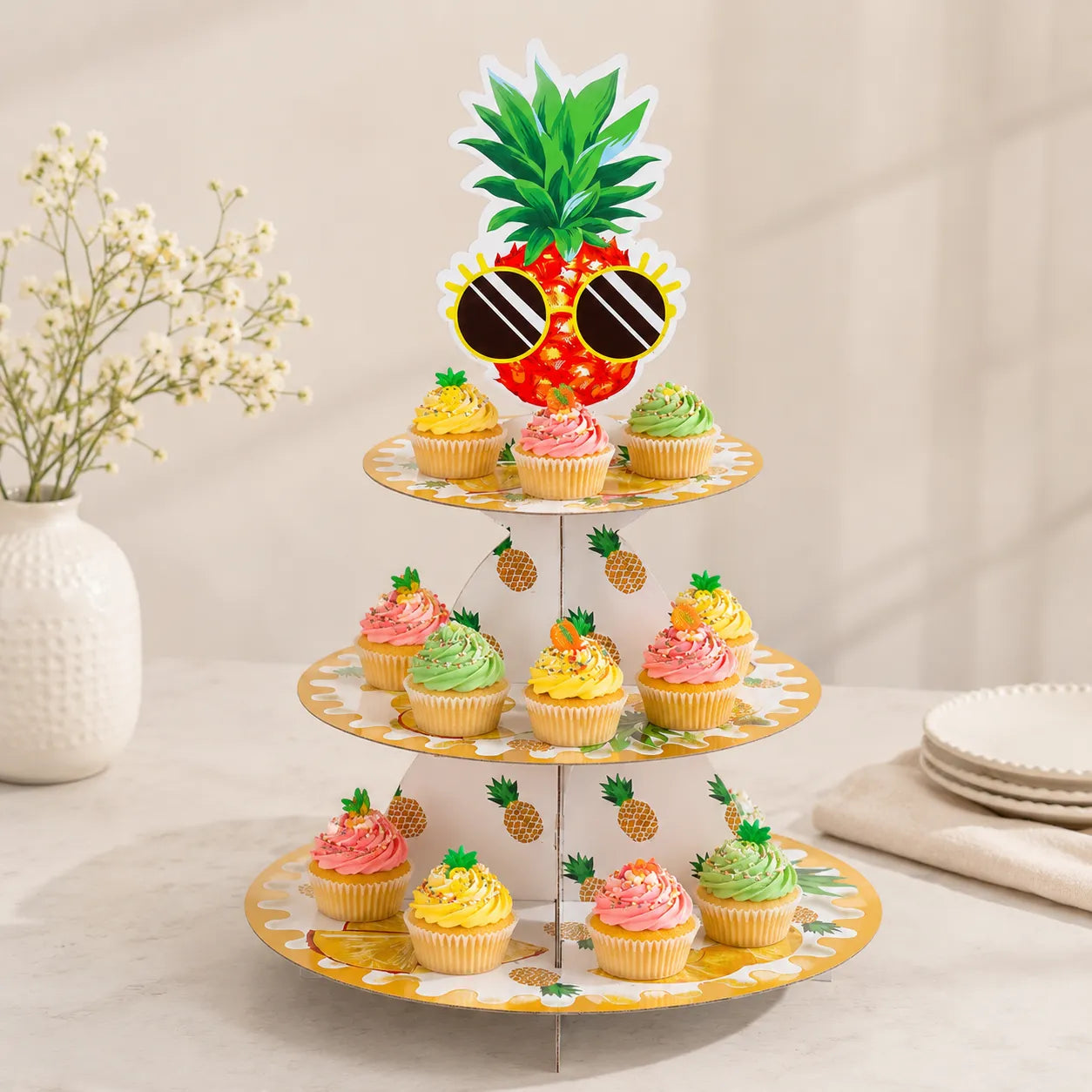 Support pour Cupcakes Ananas Unique