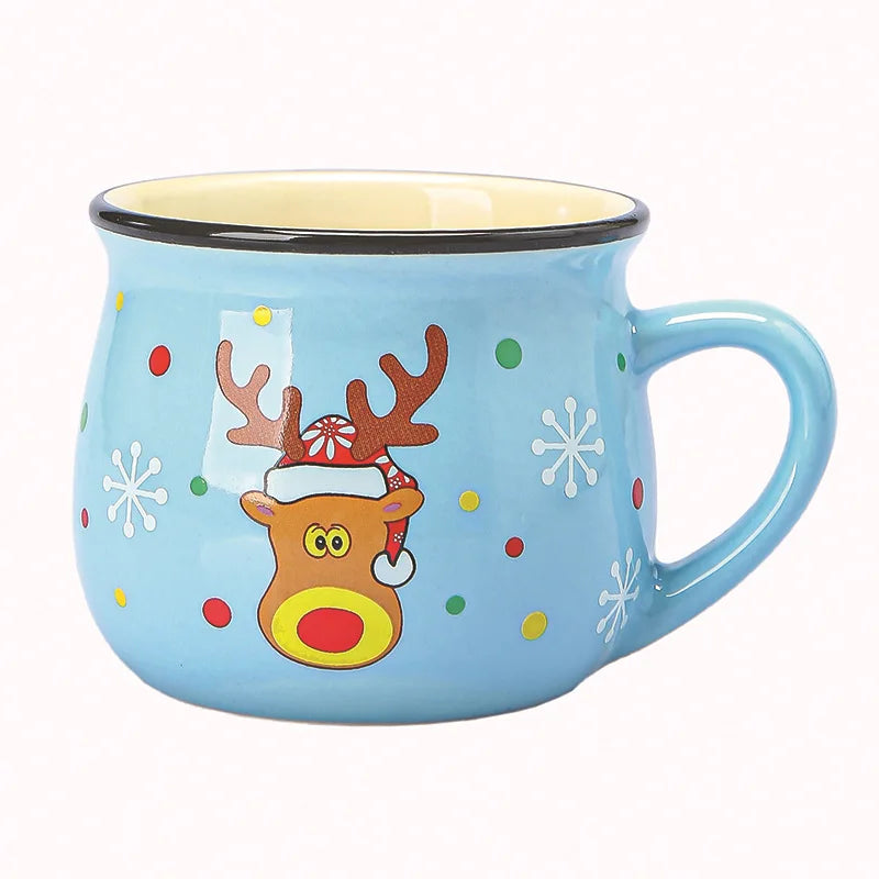 Tasse Noël Bleue Colorée