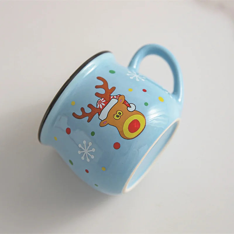 Tasse Noël Bleue Mignon