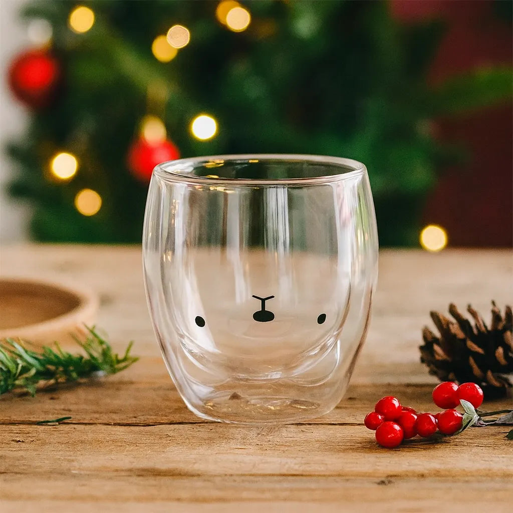 Tasse Noël Double Paroi Ours