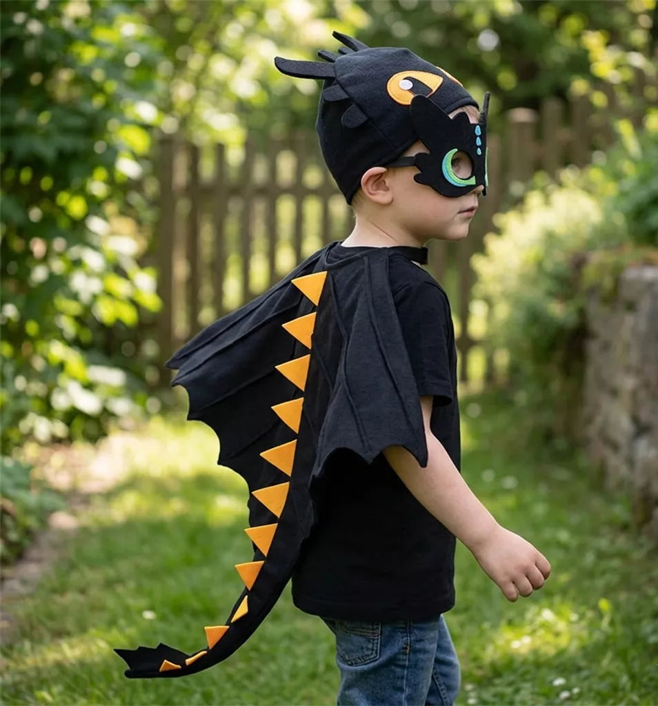 Tenue Dinosaure Noire Enfant Original