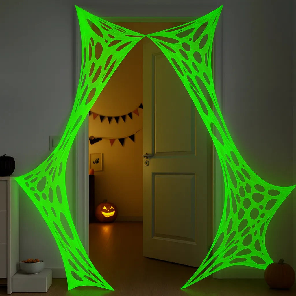 Toile d’araignée Vert Fluo