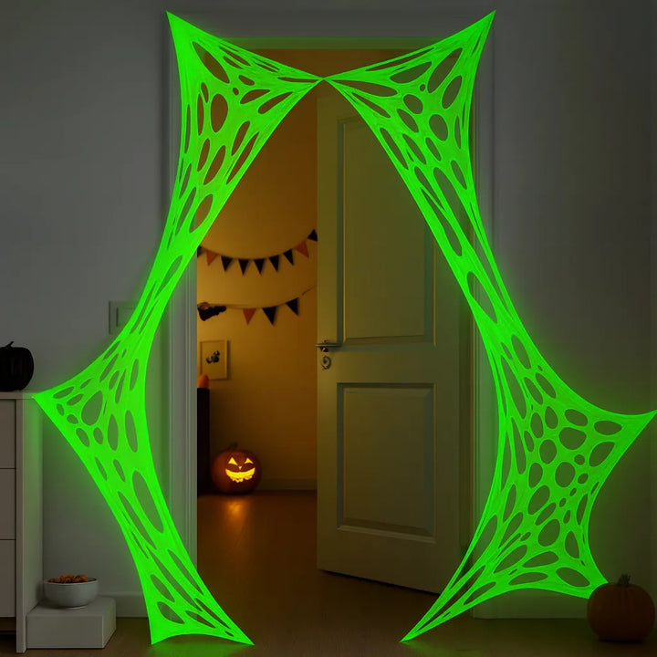 Toile d’araignée Vert Fluo