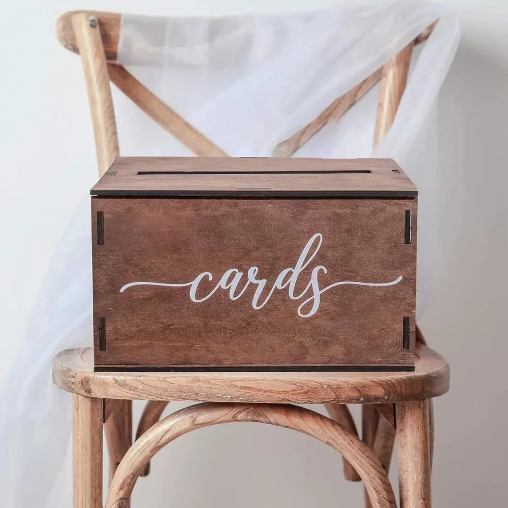 Urne Bois Mariage Elégant