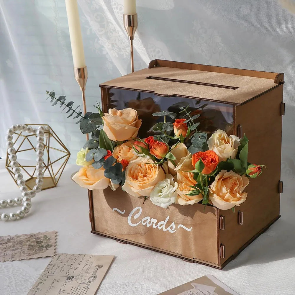 Urne Mariage Champêtre Chic