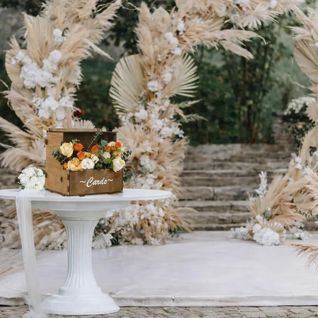 Urne Mariage Champêtre Raffiné