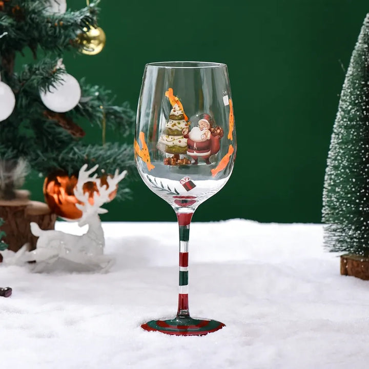 Verre à Pied Noël Traditionnel