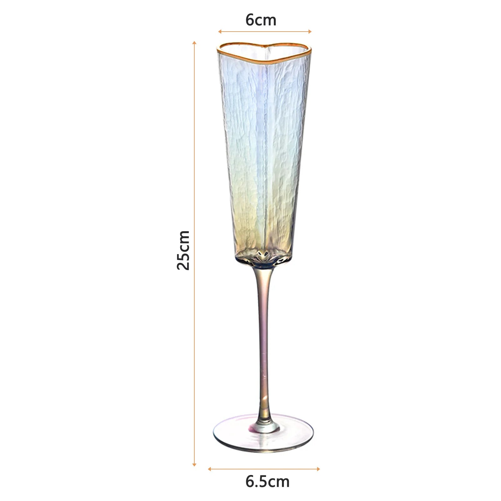 Verre à Pied Saint-Valentin Cœur durable