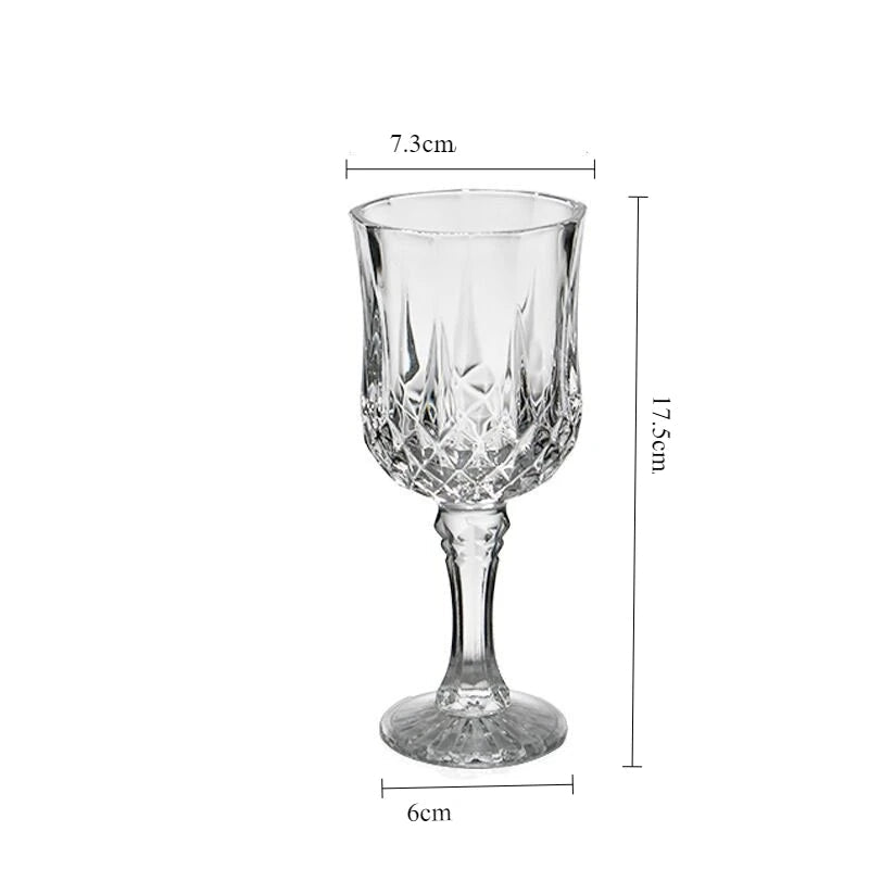 Verre à Vin en Verre Texturé Unique