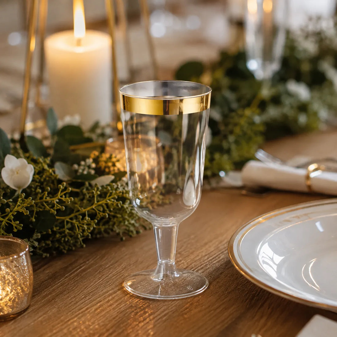 Verre a Vin Jetable Beau