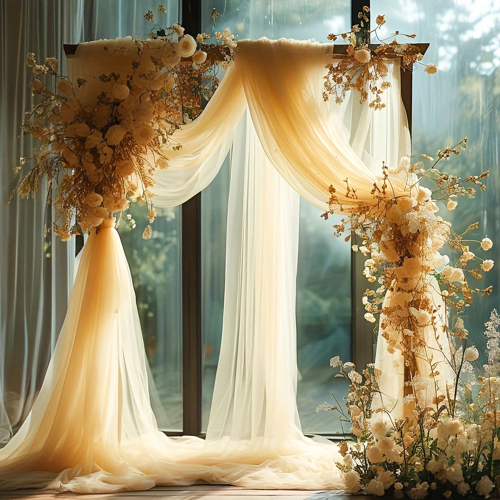 Voilage Arche Mariage Chic romantique