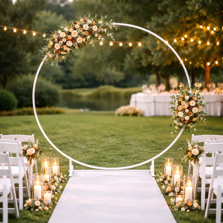 arche circulaire mariage élégante sublime