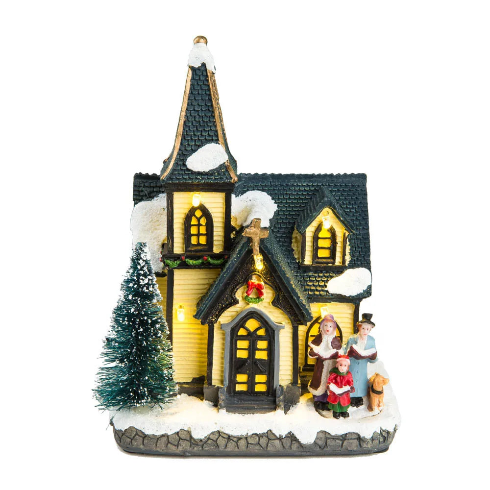 Église Village de Noël élégante 