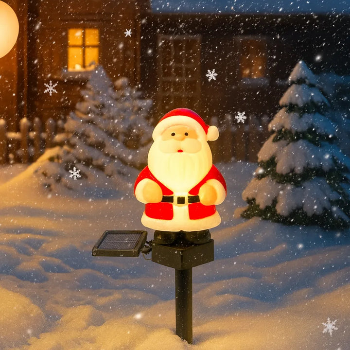 lampe solaire pour jardin noël moderne