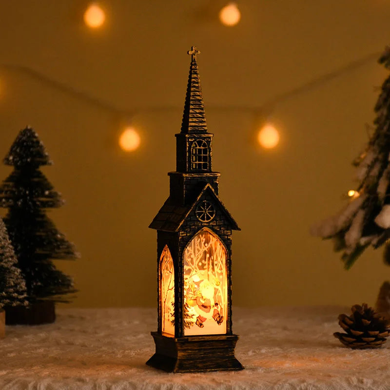lanterne père noël design 