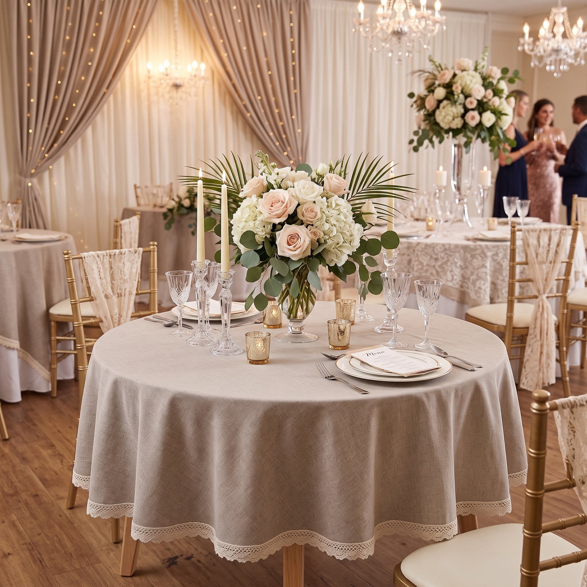 nappe beige mariage