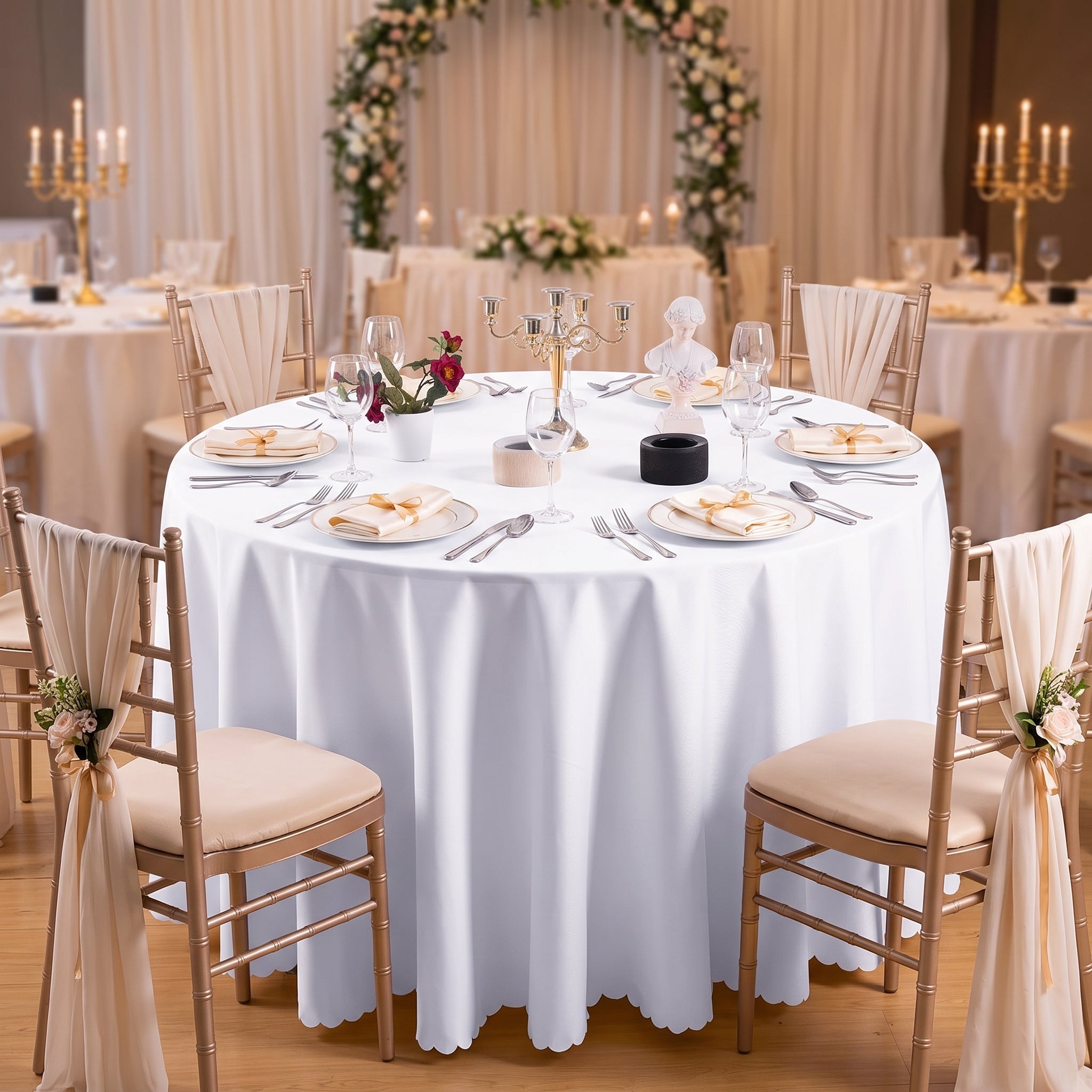 nappe mariage ronde