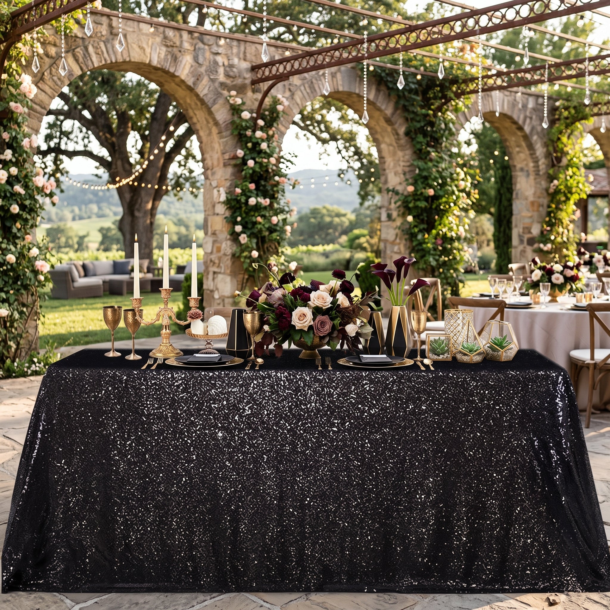 nappe noire mariage​