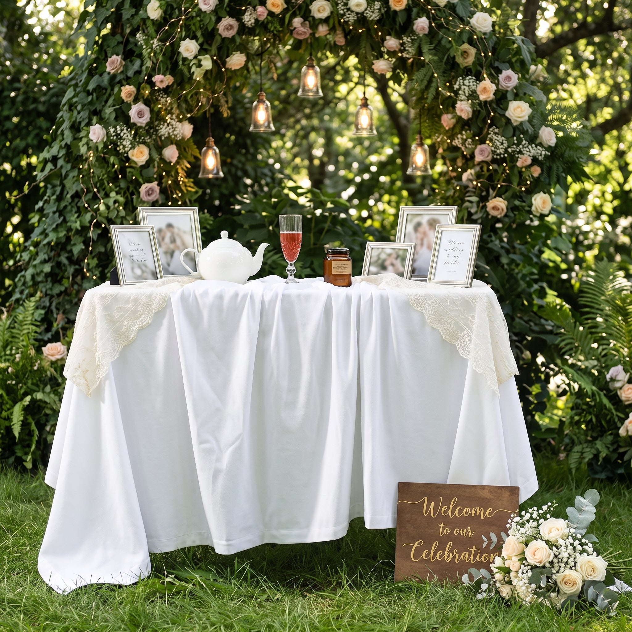 nappe tissu blanche mariage​ 