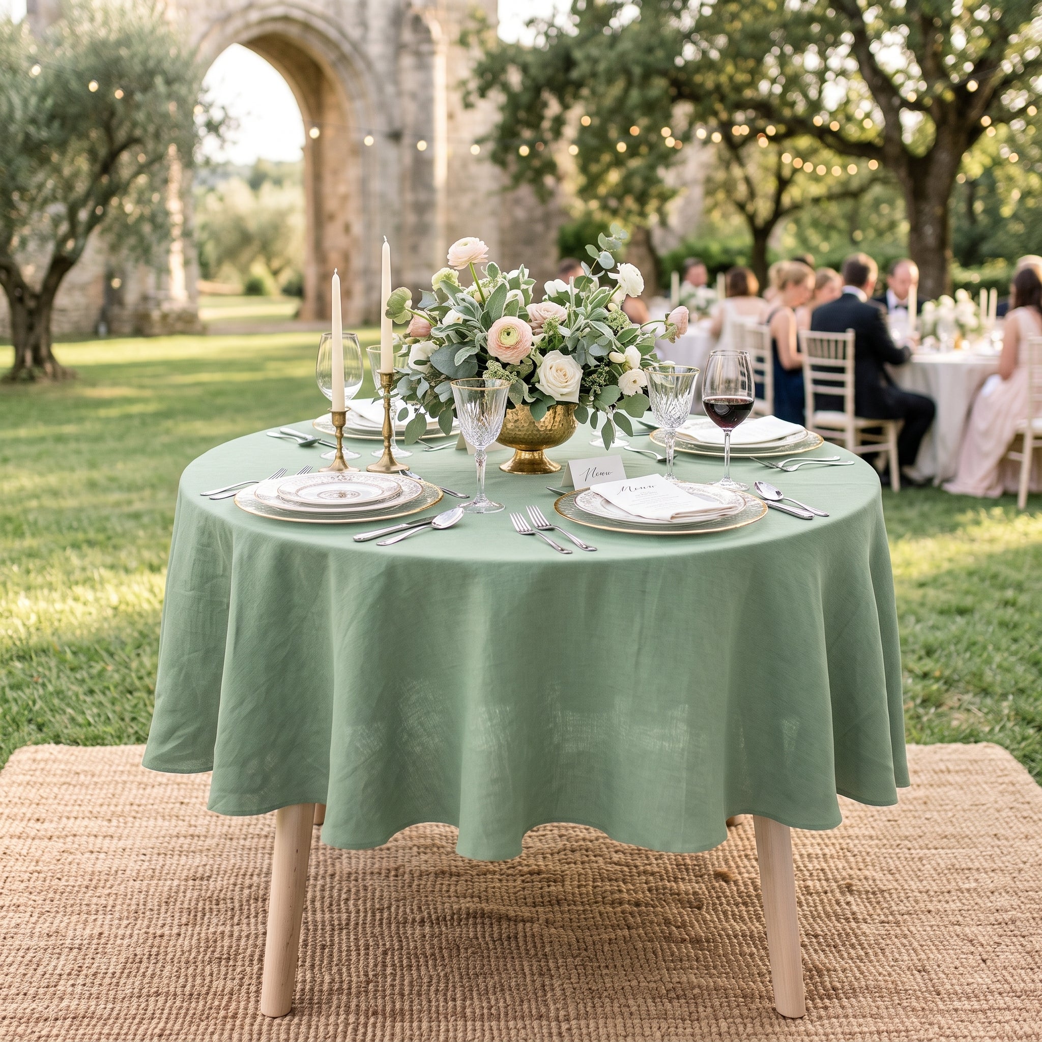 nappe vert sauge mariage