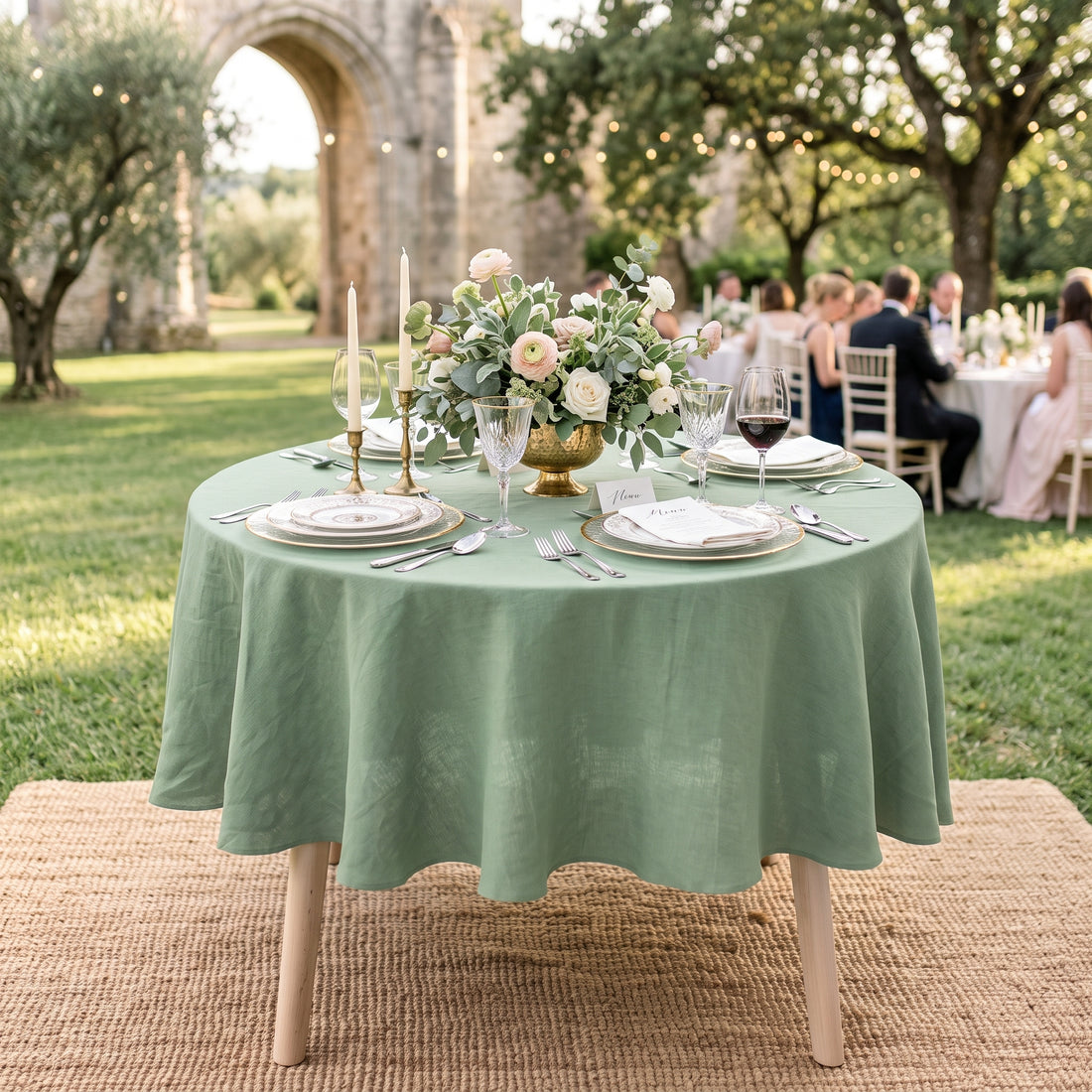 nappe vert sauge mariage