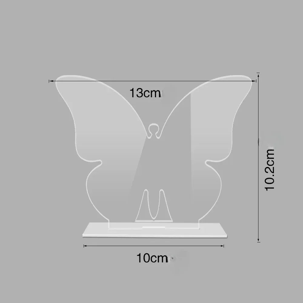 numéro de table mariage papillon vierge épuré
