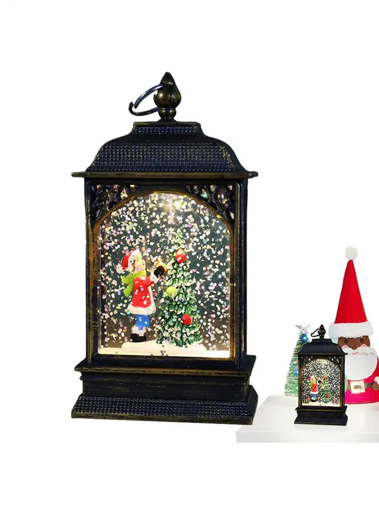petite lanterne noël lumineuse élégante