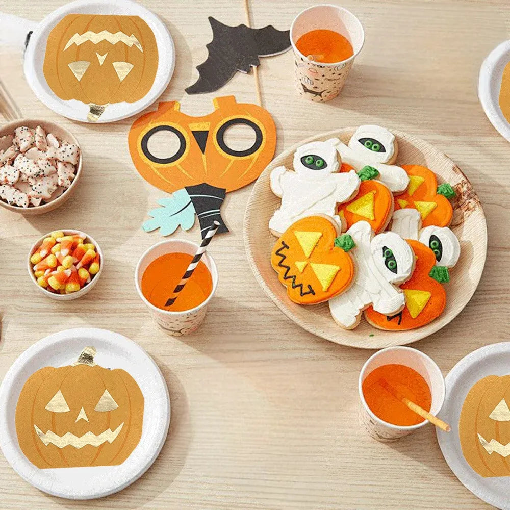 serviette halloween chic impeccable 