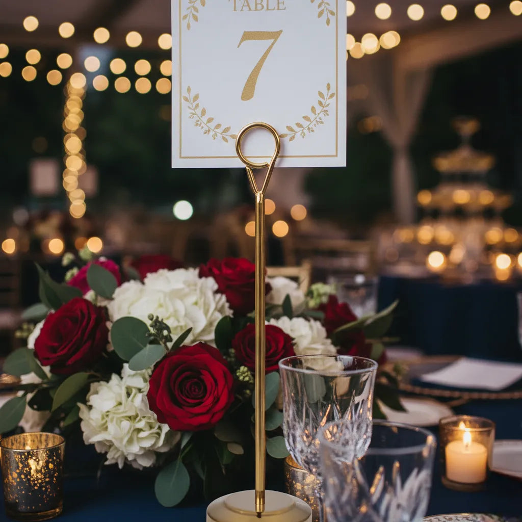 support numéro de table mariage​ unique