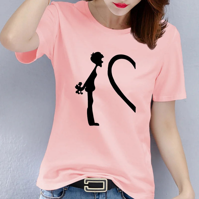 t-shirt saint-valentin original pour couple  léger