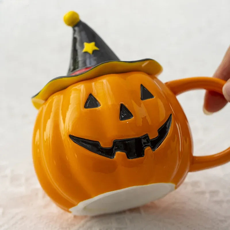 tasse citrouille à chapeau unique